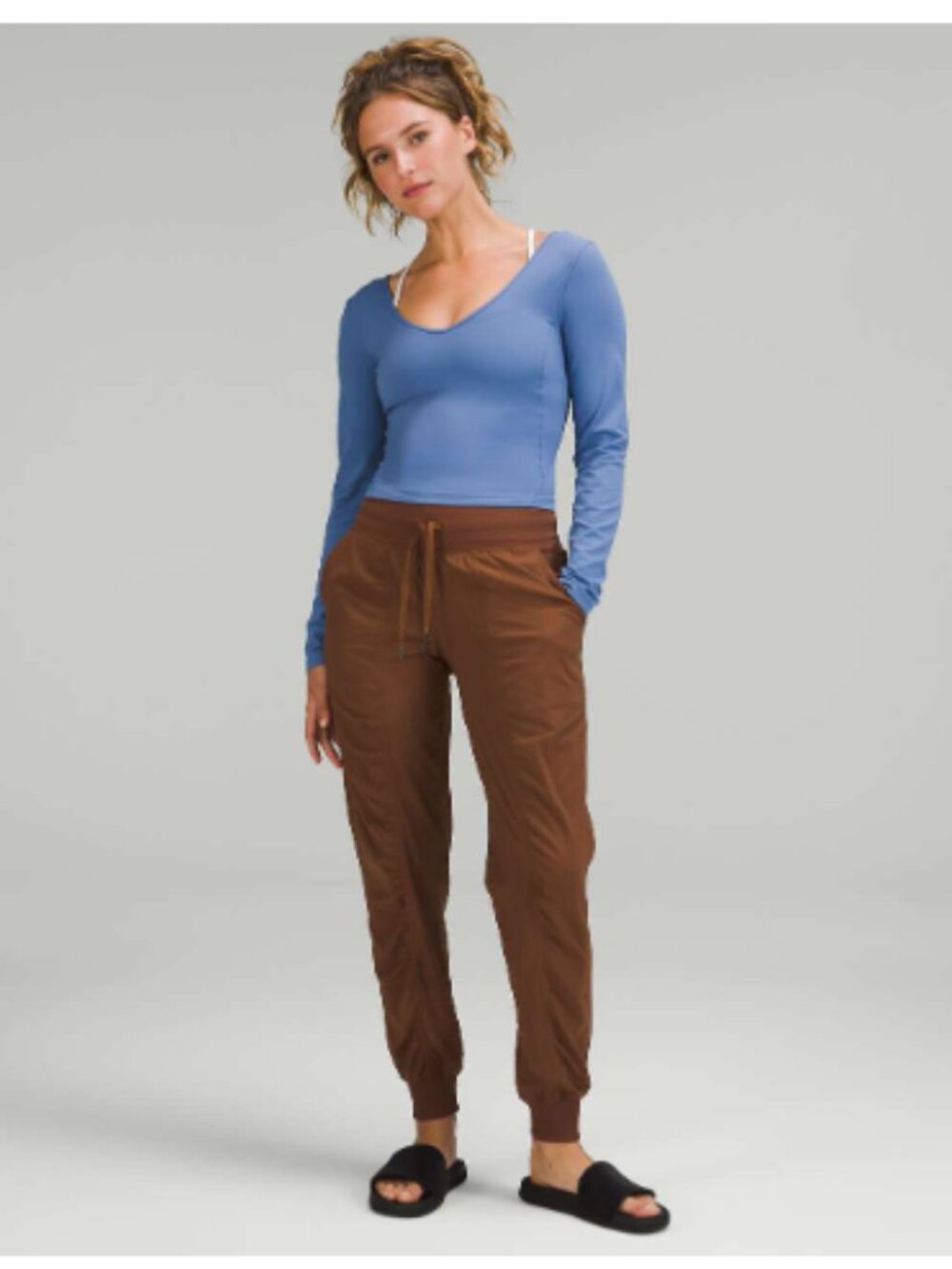 Lululemon Women‎ Dance Studio Mid-Rise Jogger Pant In Roasted Brown Size 10